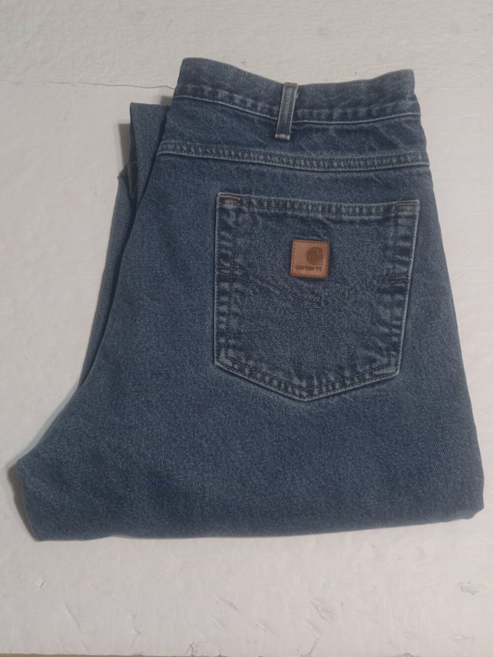 Carhartt Men's Relaxed Fit Tapered Leg Jeans 36x34 B17DST
